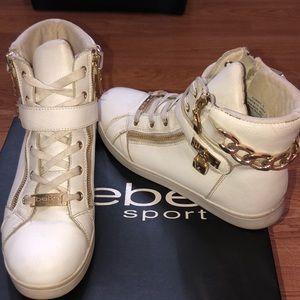 Leather Bebe sport shoes (with box)
